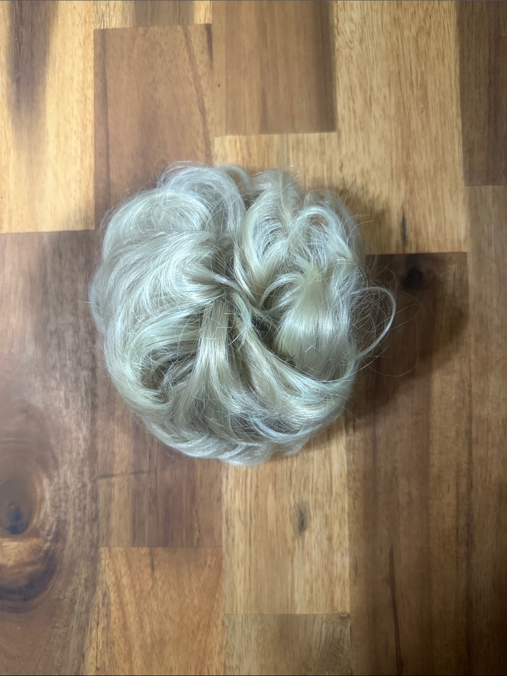 2/$15. Synthetic Blonde Messy Bun Scrunchie - Natural Blonde Hairpiece